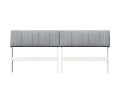 Mīkstināts Gultas Galvgalis Gaiši Pelēks 180 Cm Vidaxl