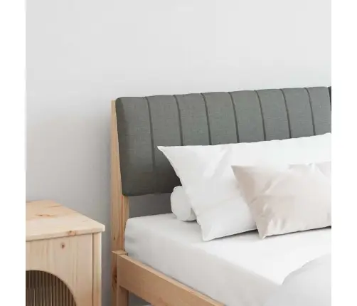 Mīkstināts Gultas Galvgalis Tumši Pelēks 160 Cm Vidaxl