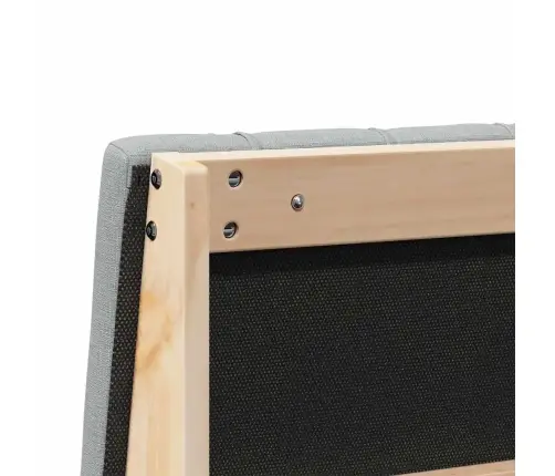 Mīkstināts Gultas Galvgalis Gaiši Pelēks 135 Cm Vidaxl