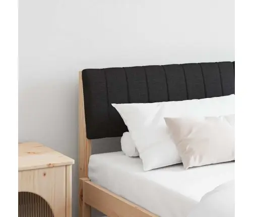 Apmušta Lovos Galvūgalis Juoda 135 Cm Kietos Pušies Mediena