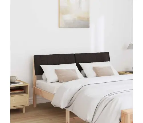 Apmušta Lovos Galvūgalis Juoda 135 Cm Kietos Pušies Mediena