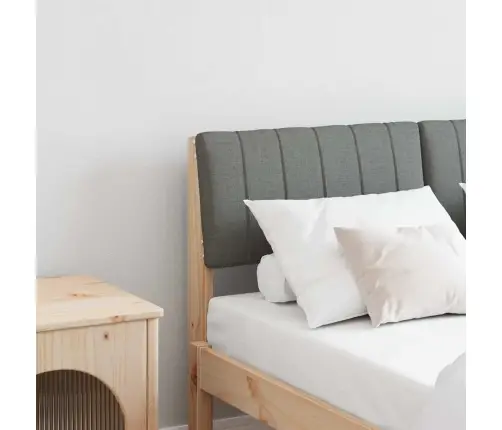 Mīkstināts Gultas Galvgalis Tumši Pelēks 120 Cm Vidaxl