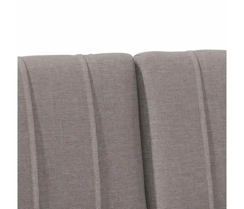 Apmušta Lovos Galvūgalis Taupe 120 Cm Kietos Pušies Mediena