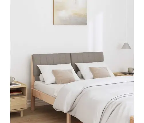 Apmušta Lovos Galvūgalis Taupe 120 Cm Kietos Pušies Mediena