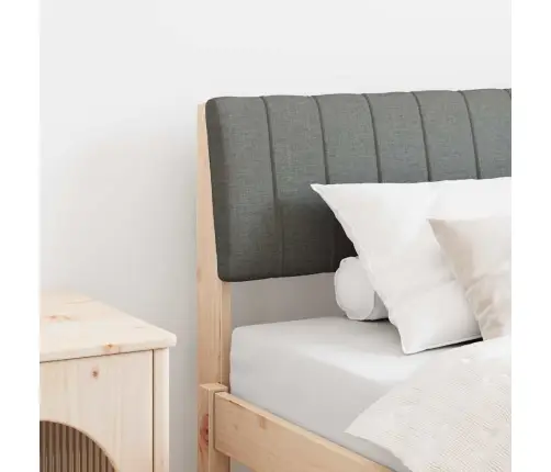 Mīkstināts Gultas Galvgalis Tumši Pelēks 100 Cm Vidaxl