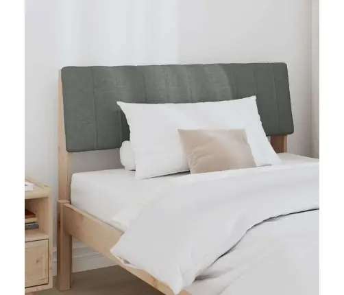 Mīkstināts Gultas Galvgalis Tumši Pelēks 100 Cm Vidaxl