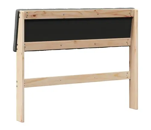 Mīkstināts Gultas Galvgalis Tumši Pelēks 100 Cm Vidaxl