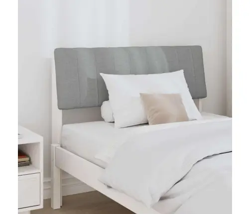 Polsterdatud Voodiots Helehall 90 Cm Tahke Mänd