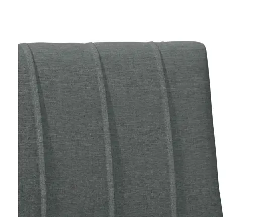 Mīkstināts Gultas Galvgalis Tumši Pelēks 80 Cm Vidaxl