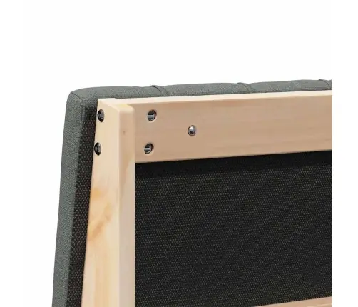 Mīkstināts Gultas Galvgalis Tumši Pelēks 80 Cm Vidaxl