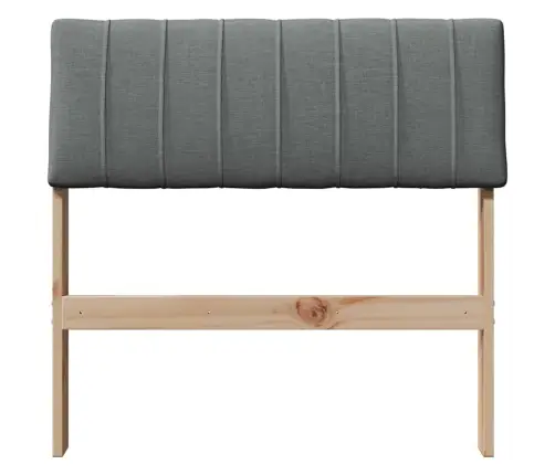 Mīkstināts Gultas Galvgalis Tumši Pelēks 80 Cm Vidaxl