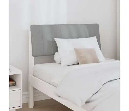 Polsterdatud Voodiots Helehall 80 Cm Tahke Mänd