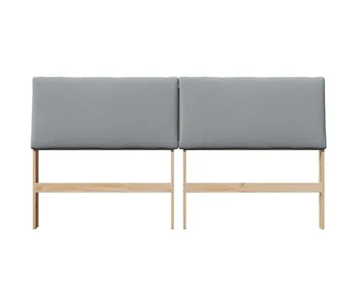 Mīkstināts Gultas Galvgalis Gaiši Pelēks 180 Cm Vidaxl