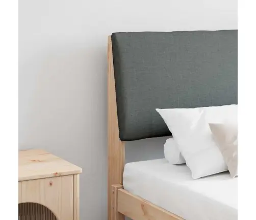 Mīkstināts Gultas Galvgalis Tumši Pelēks 180 Cm Vidaxl