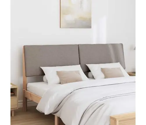 Apmušta Lovos Galvūgalis Taupe 180 Cm Kietos Pušies Mediena