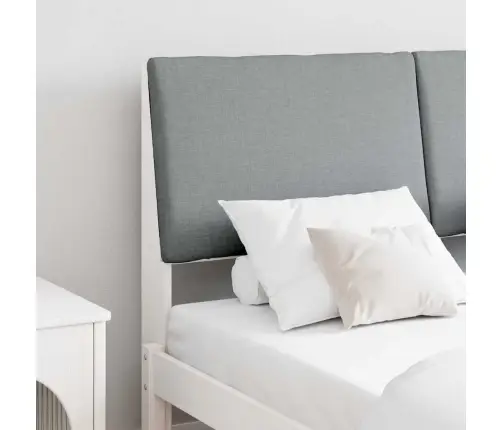 Mīkstināts Gultas Galvgalis Gaiši Pelēks 160 Cm Vidaxl