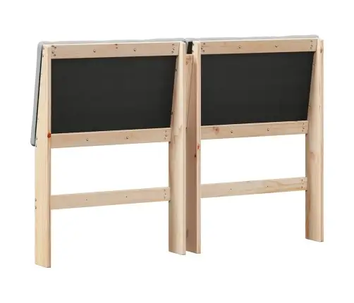 Polsterdatud Voodiots Helehall 140 Cm Tahke Mänd