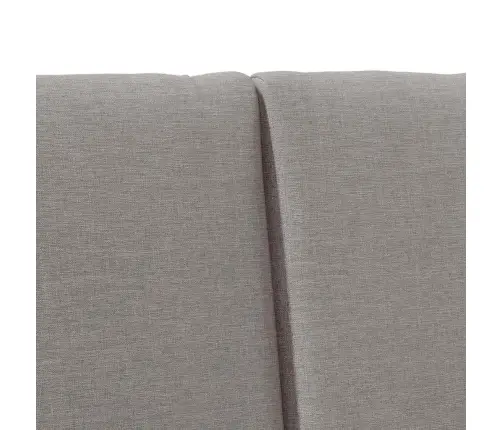 Apmušta Lovos Galvūgalis Taupe 135 Cm Kietos Pušies Mediena