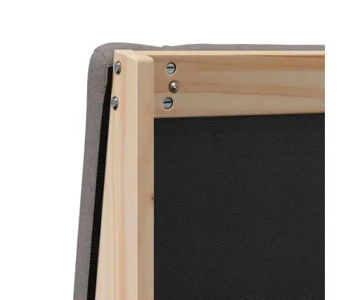 Apmušta Lovos Galvūgalis Taupe 120 Cm Kietos Pušies Mediena