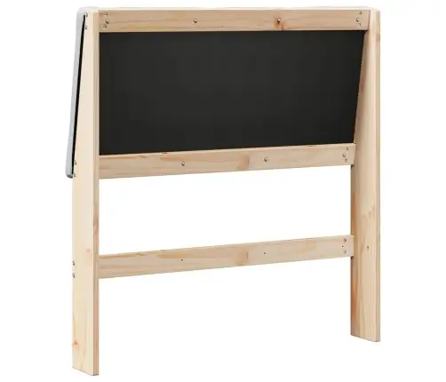 Polsterdatud Voodiots Helehall 90 Cm Tahke Mänd