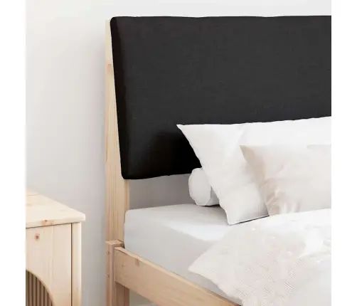 Apmušta Lovos Galvūgalis Juoda 90 Cm Kietos Pušies Mediena