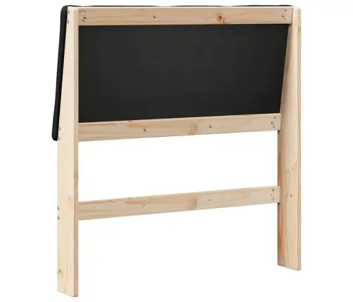 Apmušta Lovos Galvūgalis Juoda 90 Cm Kietos Pušies Mediena