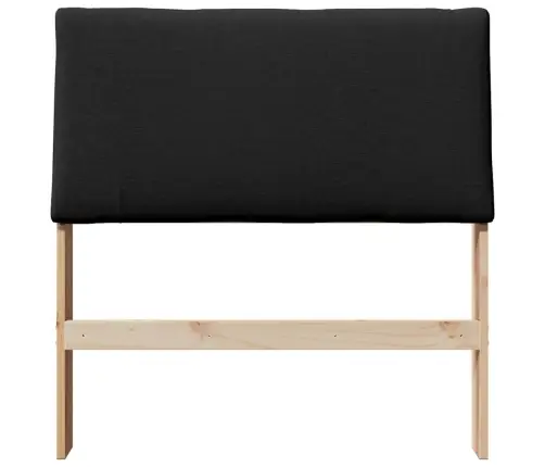 Apmušta Lovos Galvūgalis Juoda 90 Cm Kietos Pušies Mediena