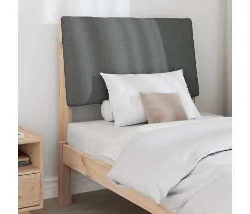 Polsterdatud Voodiots Tumehall 80 Cm Tahke Mänd