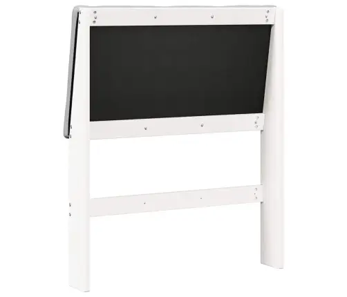 Polsterdatud Voodiots Helehall 80 Cm Tahke Mänd