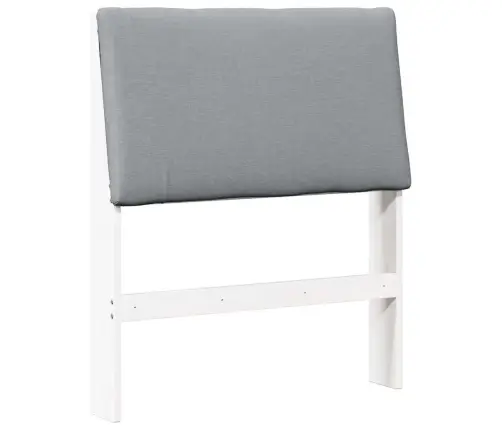 Polsterdatud Voodiots Helehall 80 Cm Tahke Mänd