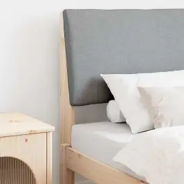 Apmušta Lovos Galvūgalis Šviesiai Pilka 75 Cm