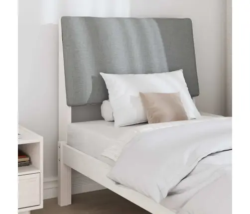 Mīkstināts Gultas Galvgalis Gaiši Pelēks 75 Cm Vidaxl