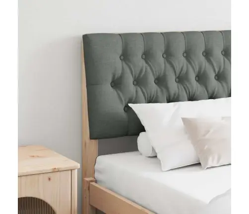 Mīkstināts Gultas Galvgalis Tumši Pelēks 200 Cm Vidaxl