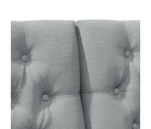 Apmušta Lovos Galvūgalis Šviesiai Pilka 200 Cm