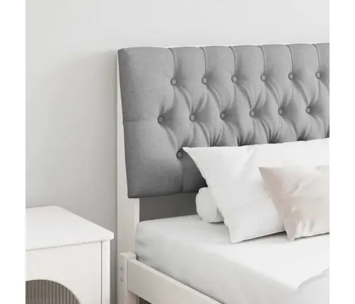 Apmušta Lovos Galvūgalis Šviesiai Pilka 200 Cm