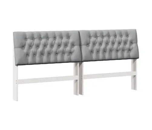 Apmušta Lovos Galvūgalis Šviesiai Pilka 200 Cm