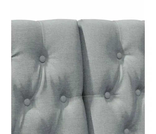 Mīkstināts Gultas Galvgalis Gaiši Pelēks 180 Cm Vidaxl