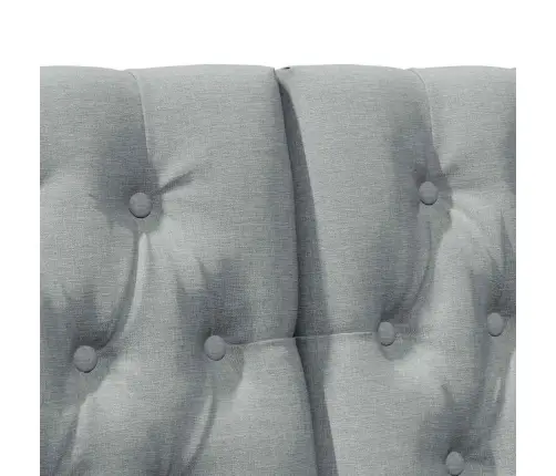 Mīkstināts Gultas Galvgalis Gaiši Pelēks 150 Cm Vidaxl