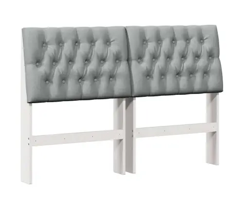 Mīkstināts Gultas Galvgalis Gaiši Pelēks 150 Cm Vidaxl