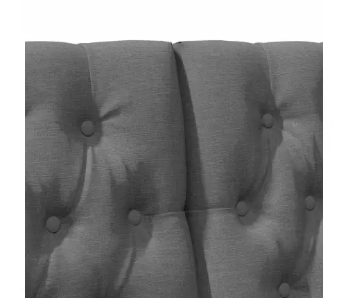 Mīkstināts Gultas Galvgalis Tumši Pelēks 135 Cm Vidaxl