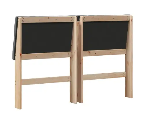 Mīkstināts Gultas Galvgalis Tumši Pelēks 135 Cm Vidaxl