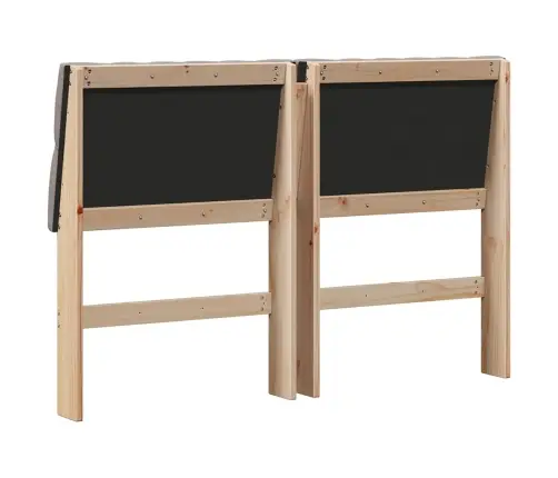 Mīkstināts Gultas Galvgalis Pelēkbrūna 135 Cm Vidaxl