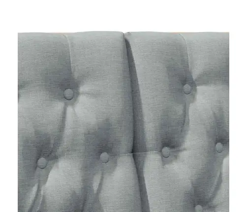 Mīkstināts Gultas Galvgalis Gaiši Pelēks 120 Cm Vidaxl