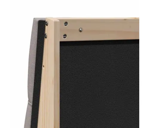 Apmušta Lovos Galvūgalis Taupe 120 Cm Kietos Pušies Mediena Apmušta Lovos Galvūgalis Taupe 120 Cm Kietos Pušies Mediena