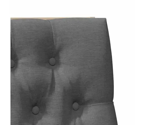 Mīkstināts Gultas Galvgalis Tumši Pelēks 100 Cm Vidaxl