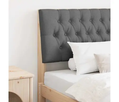 Mīkstināts Gultas Galvgalis Tumši Pelēks 100 Cm Vidaxl