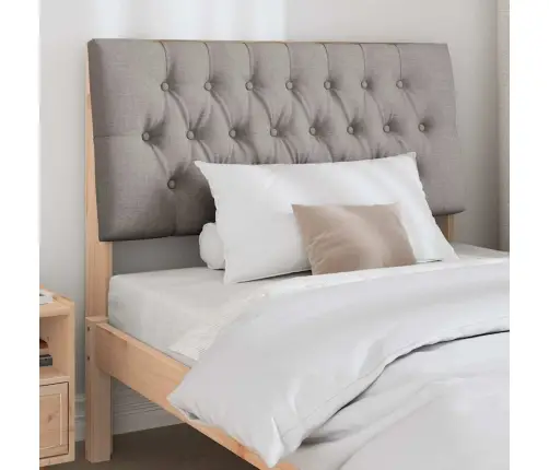 Apmušta Lovos Galvūgalis Taupe 100 Cm Kietos Pušies Mediena