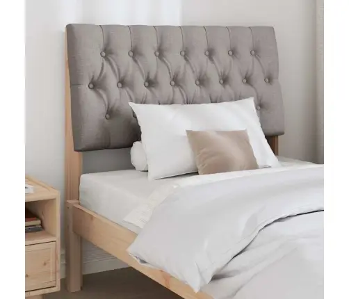 Apmušta Lovos Galvūgalis Taupe 90 Cm Kietos Pušies Mediena