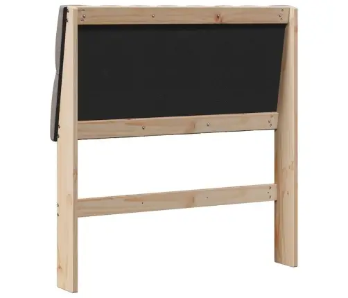 Apmušta Lovos Galvūgalis Taupe 90 Cm Kietos Pušies Mediena