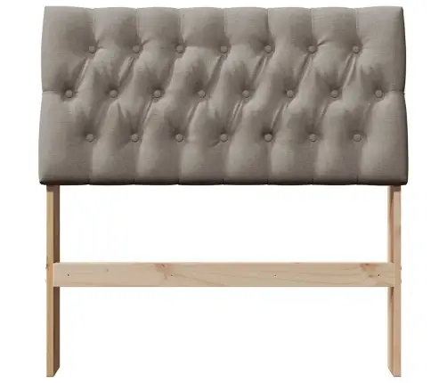Apmušta Lovos Galvūgalis Taupe 90 Cm Kietos Pušies Mediena